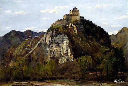 文化生活:油画中的万里长城11、 文化生活:油画中的万里长城11、