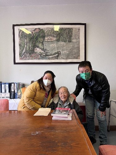 副所长赵强慰问老领导杜棣华书记
